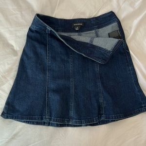 Club Monaco size 0 denim skirt blue denim